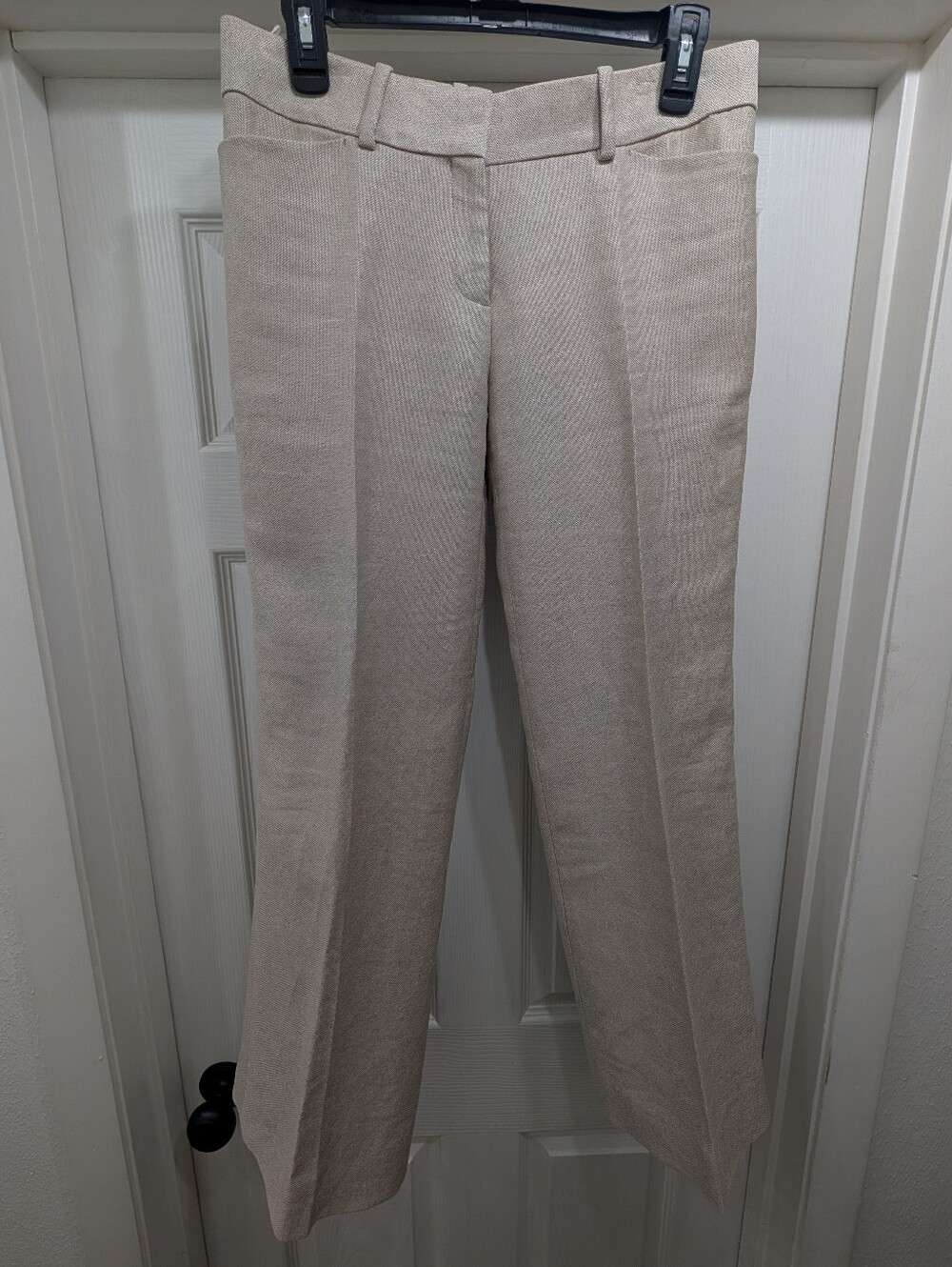 Celine Beige Wide-Leg Trousers